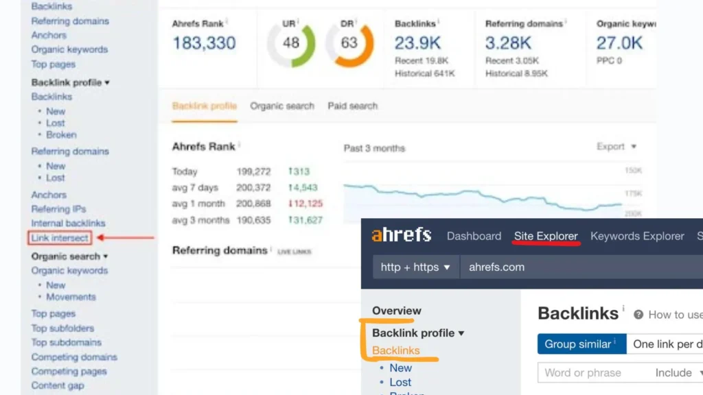 Cách dùng ahrefs kiểm tra backlink xấu