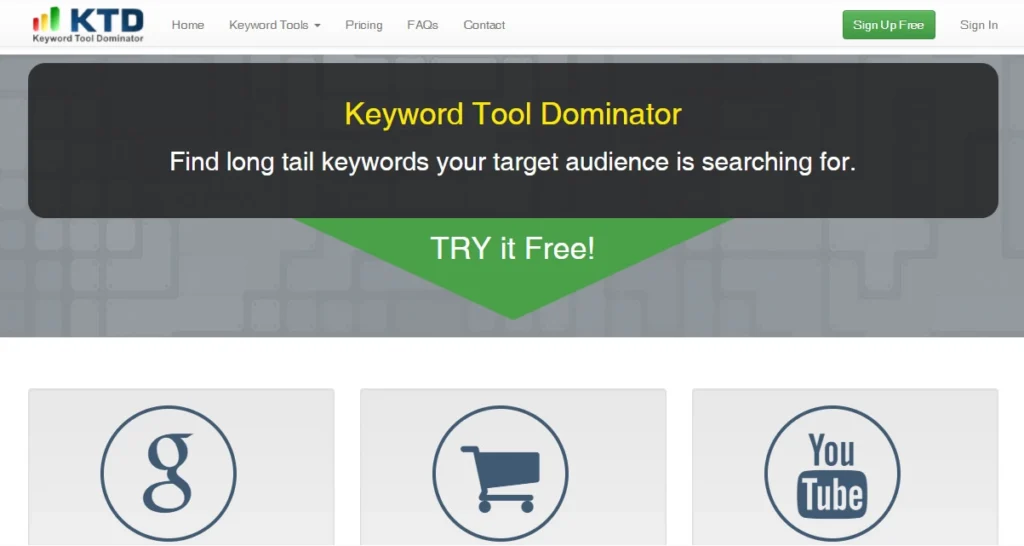 Keyword Tool Dominator hỗ trợ gợi ý từ khóa cho nhiều nền tảng lớn