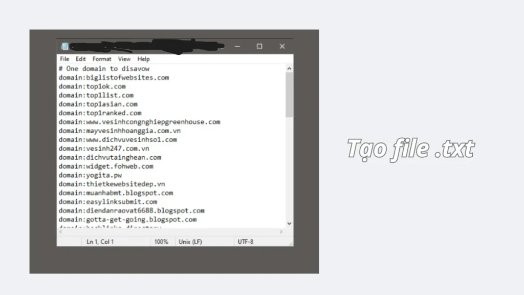 Tạo file.txt
