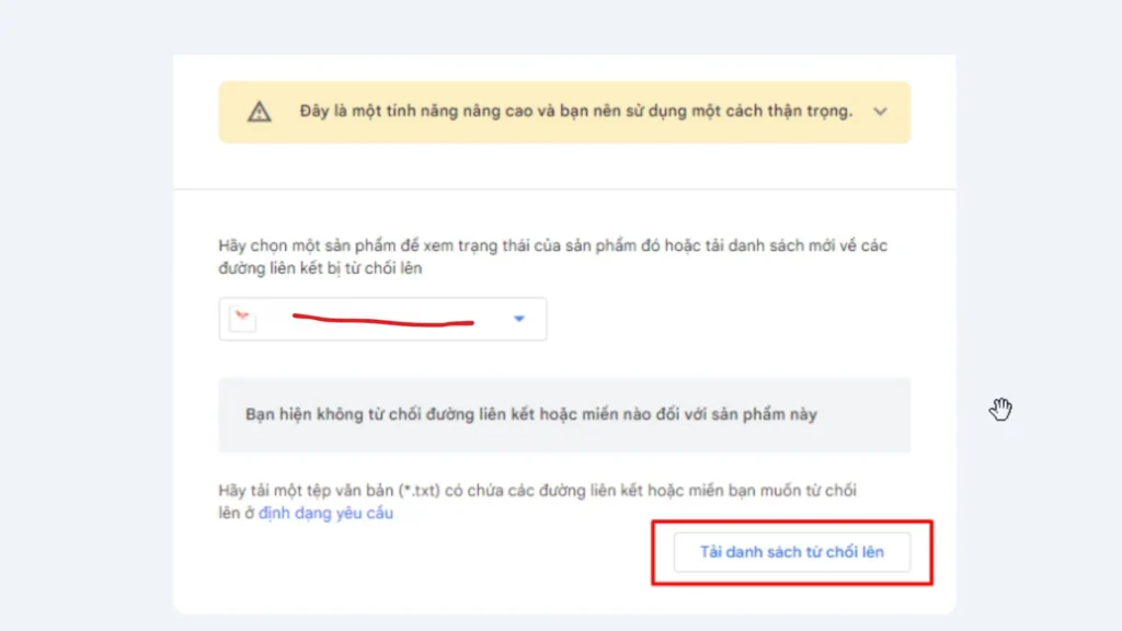 Upload file lên Google Search Console
